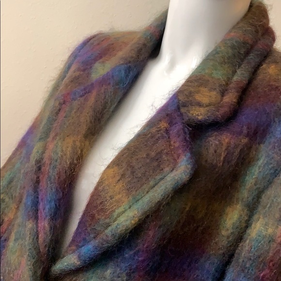 Mohair Blazer Coat vintage size 6 - Picture 6 of 8